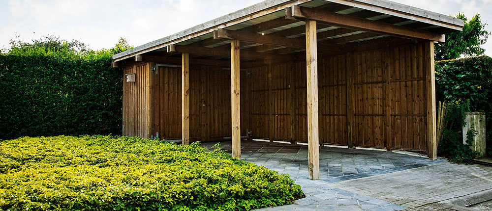 le carport amenagement exterieur bois