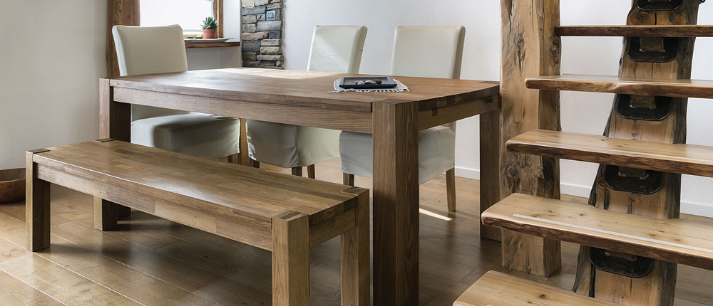 le charme d’une table en bois sur mesure